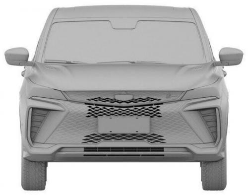 采用全新"能量风暴"前脸 疑似新款吉利缤越专利图曝光