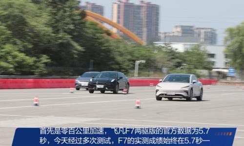 撕开舒适的伪装 场地试驾飞凡F7两驱版
