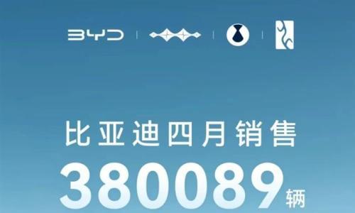 比亚迪前4月新能源车销量超138万辆 动力及储能电池装机79GWh