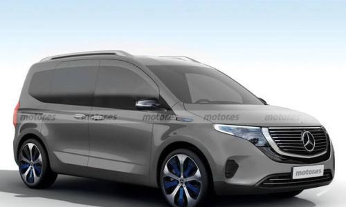 奔驰EQT渲染图曝光 续航里程可达400km