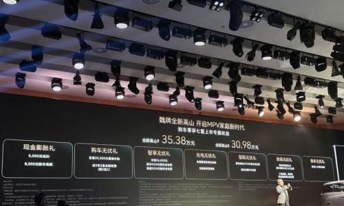 2025粤港澳车展: 魏牌全新高山亮相 售价30.98万起 搭载1.5T插混