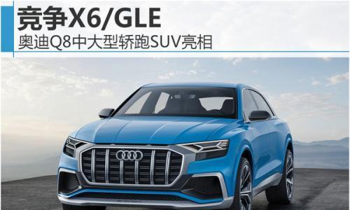 奥迪Q8中大型轿跑SUV亮相 竞争X6/GLE