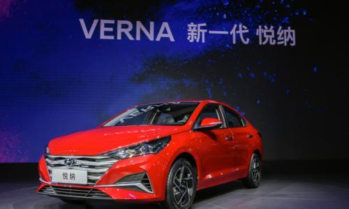 北京现代新悦纳国内首发 多款车型亮相展台