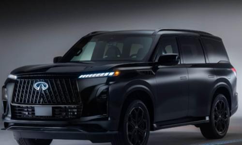 采用黑化套件 英菲尼迪QX80 Sport版官图