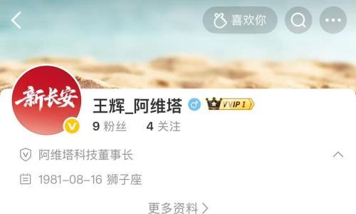 人事变动 | 王辉出任阿维塔科技董事长