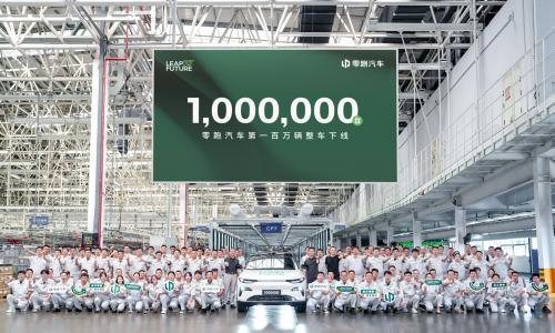 零跑汽车迎百万辆下线:  仅用343天完成50万到100万的全新跨越