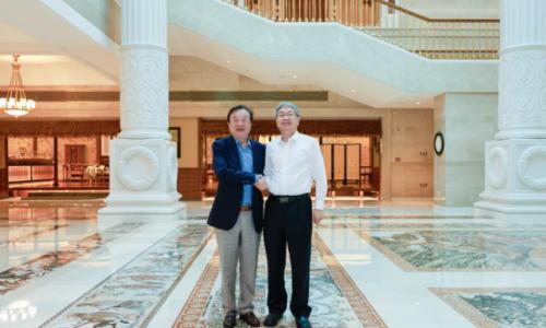 奇瑞尹同跃与任正非在深圳华为总部会晤