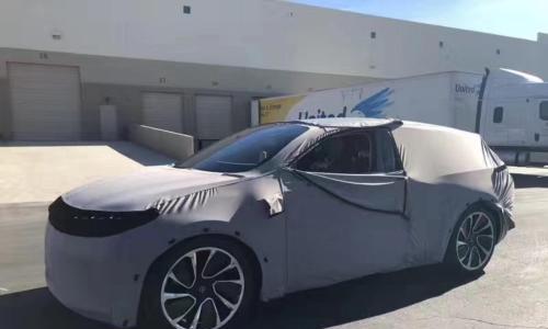 拜腾首款概念车谍照曝光 将在CES电子展首发亮相