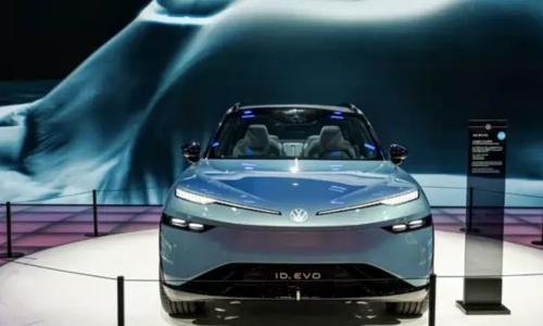 首款全时互联纯电全尺寸SUV 金标大众ID. EVO概念车广州车展亮相