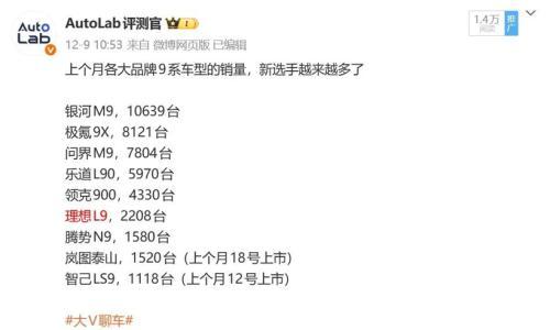 理想的2026: L9不容有失,i9再战纯电?