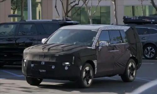 首次推出增程动力 新款现代胜达谍照曝光