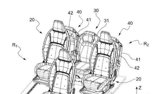 Stellantis集团申请座椅专利 前后排各三个座椅