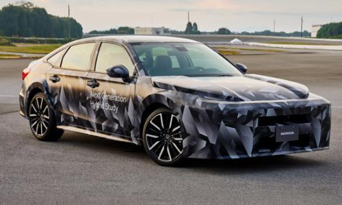 新外观强混动 新一代本田思域谍照曝光