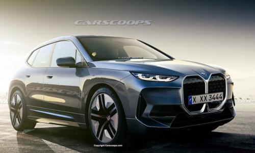 宝马纯电续航500km的纯电中大型SUV谍照