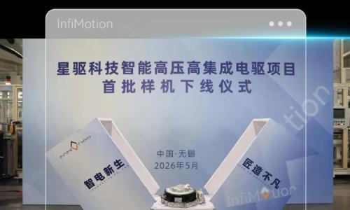 星驱科技智能高压高集成电驱项目首批样机正式下线