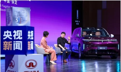 魏牌V9X上市34.98万元起售 魏建军: 终身代言、负责到底