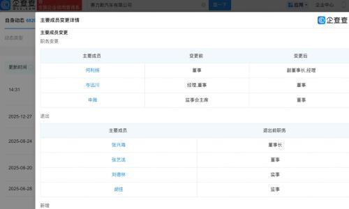 张正萍接任赛力斯汽车董事长
