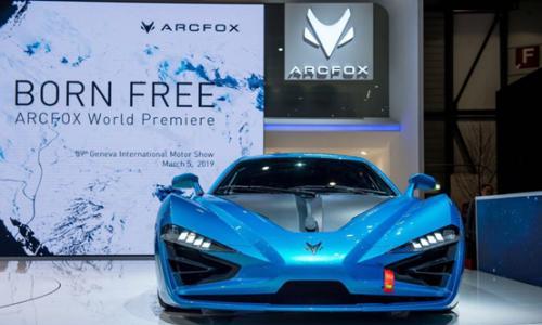 北汽新能源ARCFOX三款概念车亮相日内瓦车展
