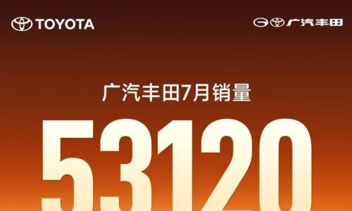 广汽丰田7月零售5.31万台 铂智品牌销量占比突破21%