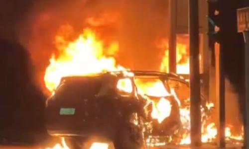 问界回应神木车辆碰撞起火: 事发时人驾且严重超速,否认"电池爆燃"等谣言